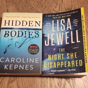 Hidden Bodies and The Night She Disappeared Books